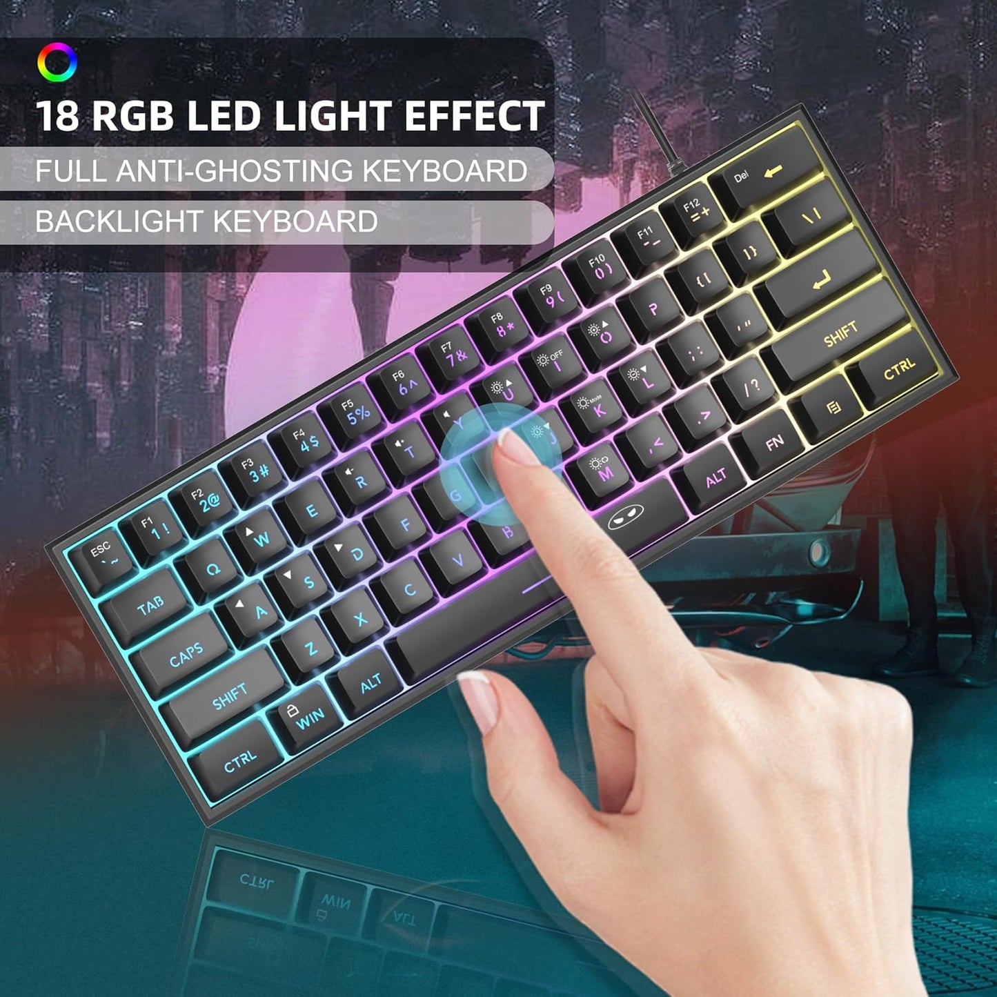 PhantomKeys™ RGB Mechanical Keyboard