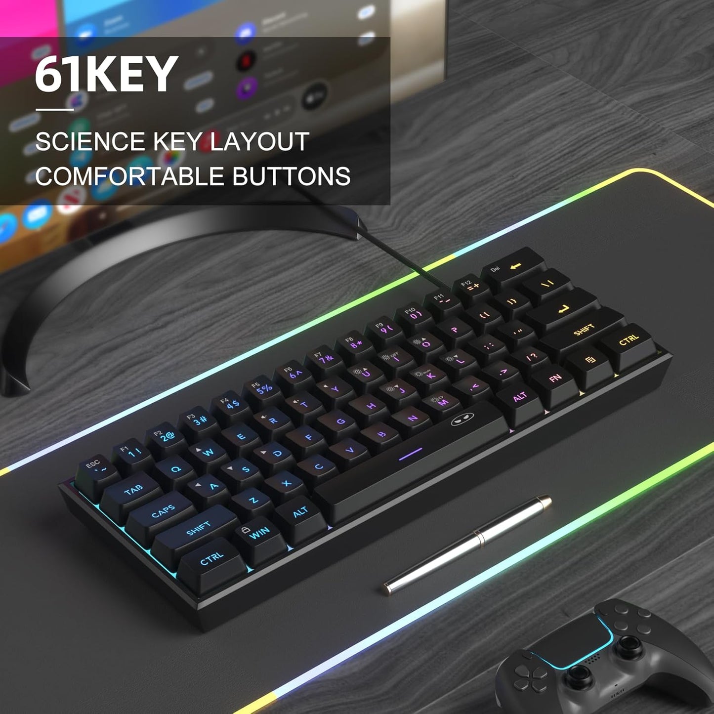 PhantomKeys™ RGB Mechanical Keyboard
