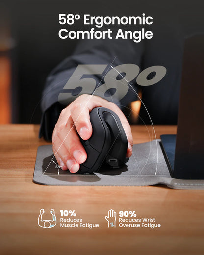 GripFlow™ Ergonomic Vertical Mouse